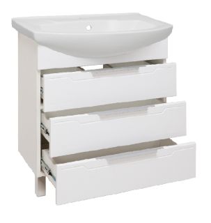 Тумба под раковину Runo  (под умывальник Элеганс 65) Верона 65 (00000001145)